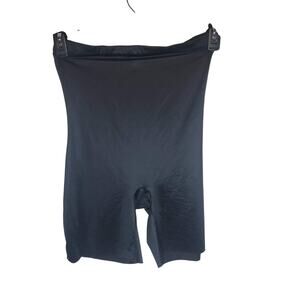 Assets by Spanx High Waisted Seamless Shapewear Shorts Black XL